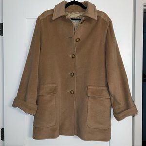 MaxMara Tan Wool Coat